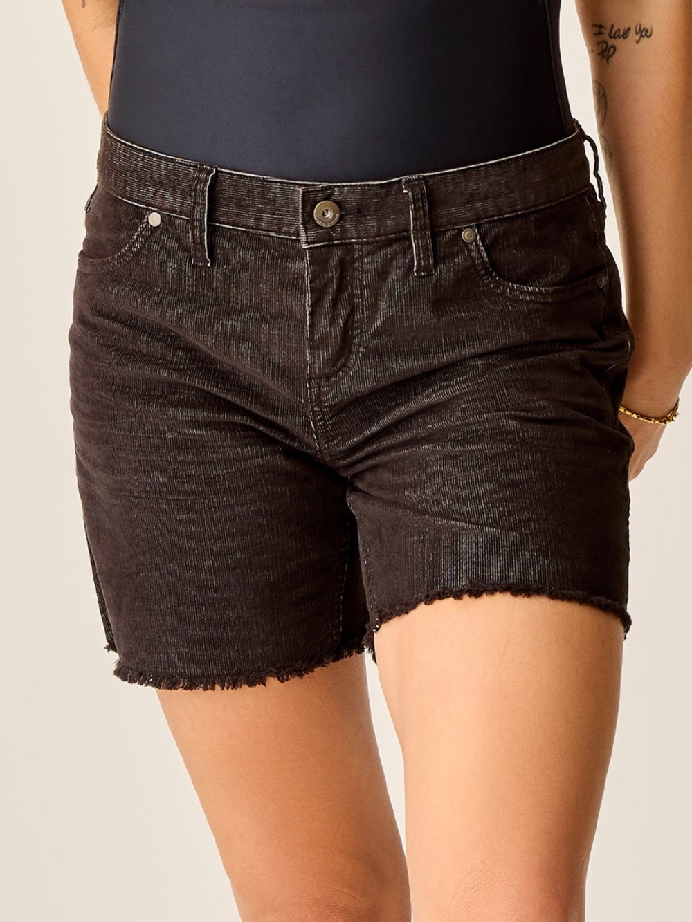 Carve Designs Oahu 6" Short Black corduroy Jean Shorts